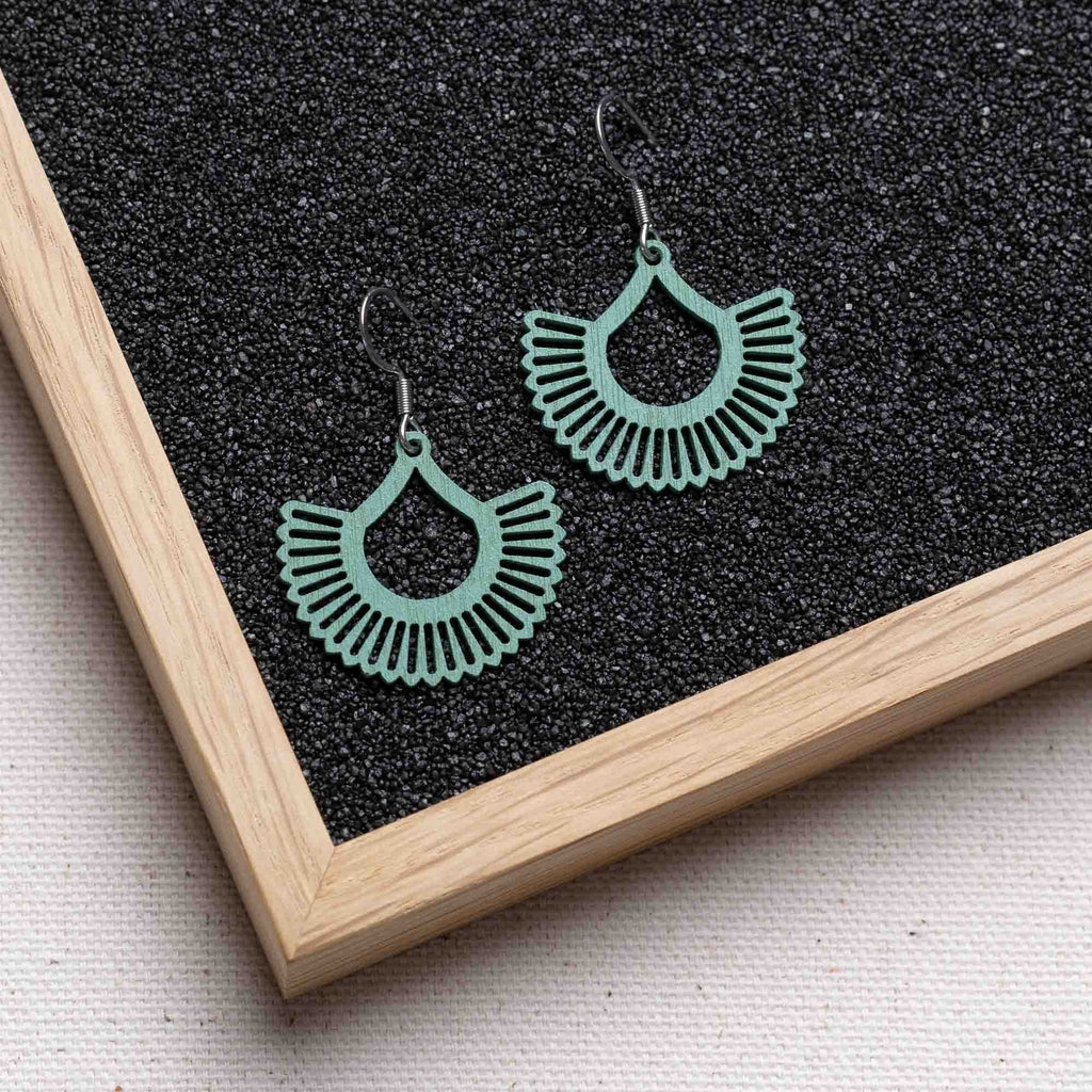 Ohrringe / Ohrhänger aus Holz | Boho