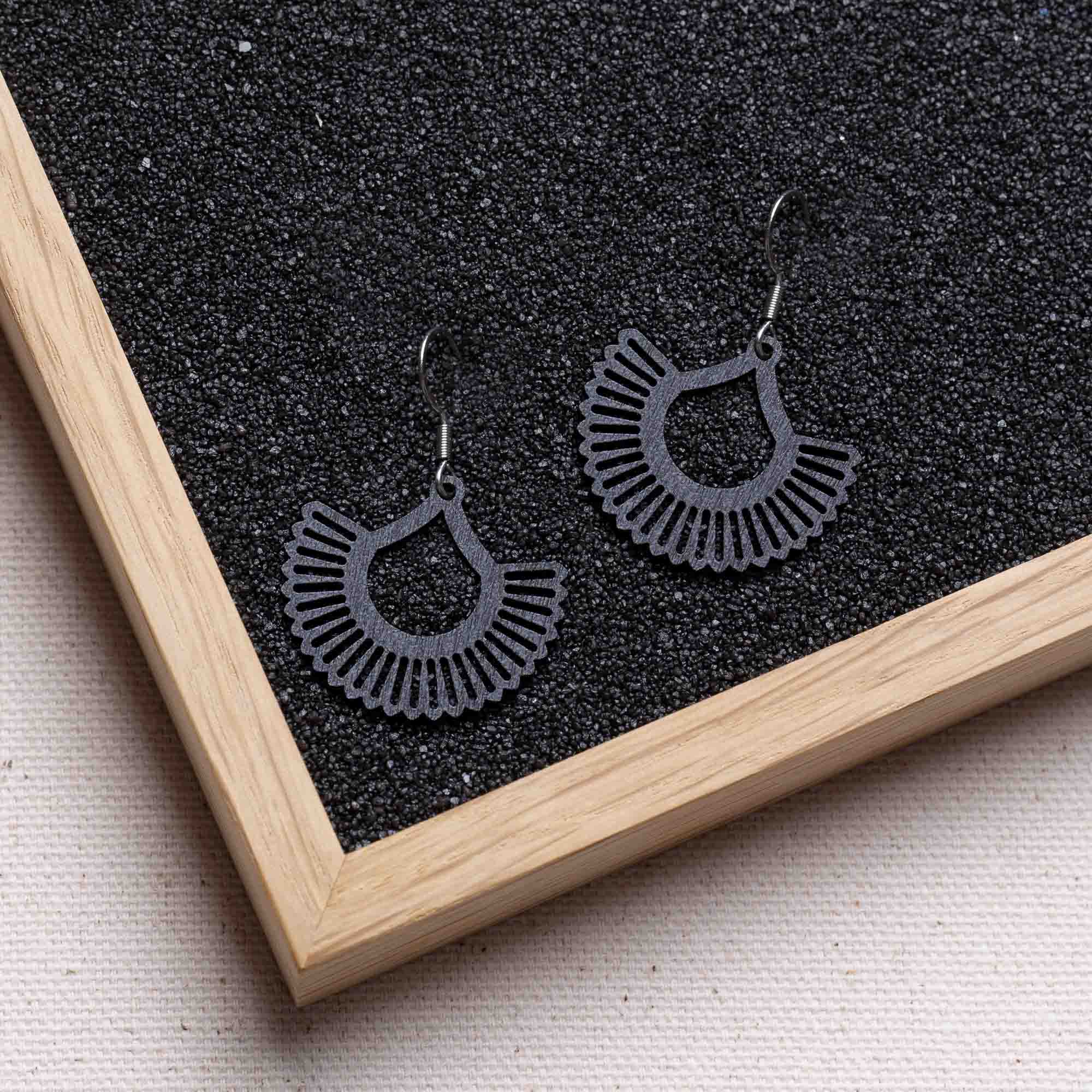 Ohrringe / Ohrhänger aus Holz | Boho