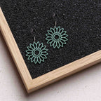 Ohrringe / Ohrhänger aus Holz | Flower