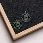 Ohrringe / Ohrhänger aus Holz | Flower