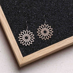 Ohrringe / Ohrhänger aus Holz | Flower