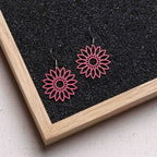 Ohrringe / Ohrhänger aus Holz | Flower
