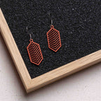 Ohrringe / Ohrhänger aus Holz | Geometric