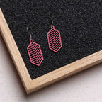 Ohrringe / Ohrhänger aus Holz | Geometric