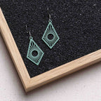 Ohrringe / Ohrhänger aus Holz | Sunrise