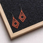 Ohrringe / Ohrhänger aus Holz | Sunrise