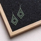 Ohrringe / Ohrhänger aus Holz | Sunrise