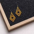 Ohrringe / Ohrhänger aus Holz | Sunrise