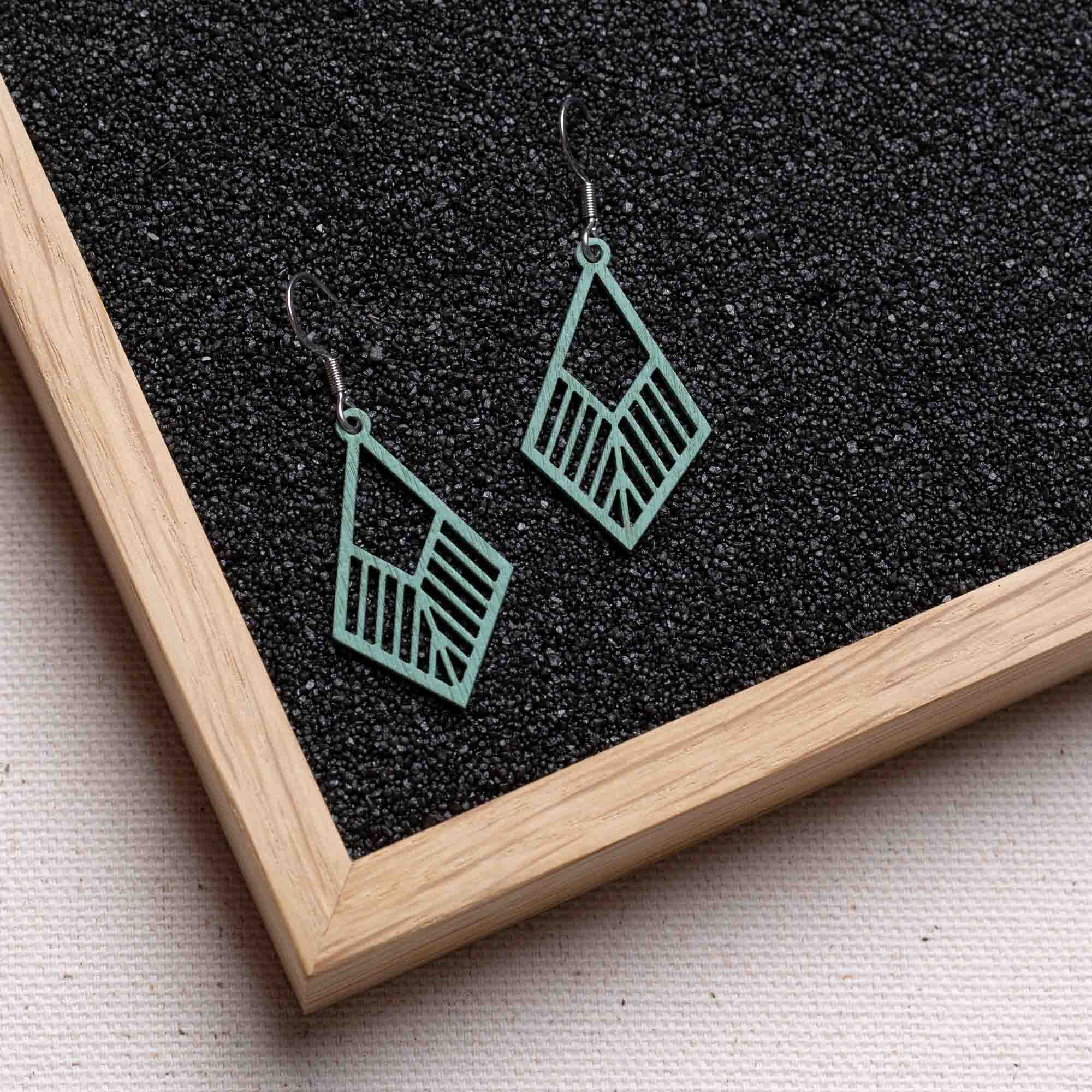 Ohrringe / Ohrhänger aus Holz | Tribe