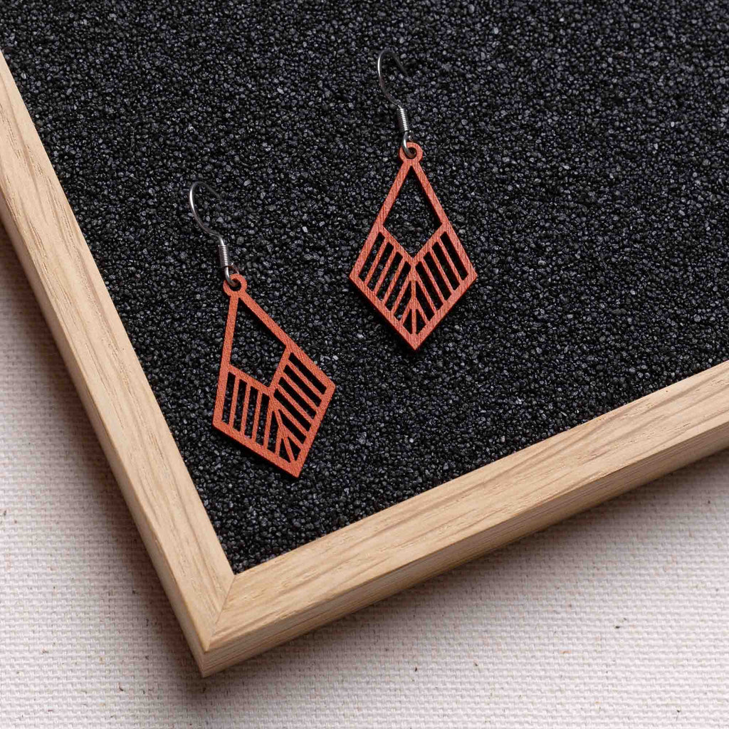 Ohrringe / Ohrhänger aus Holz | Tribe