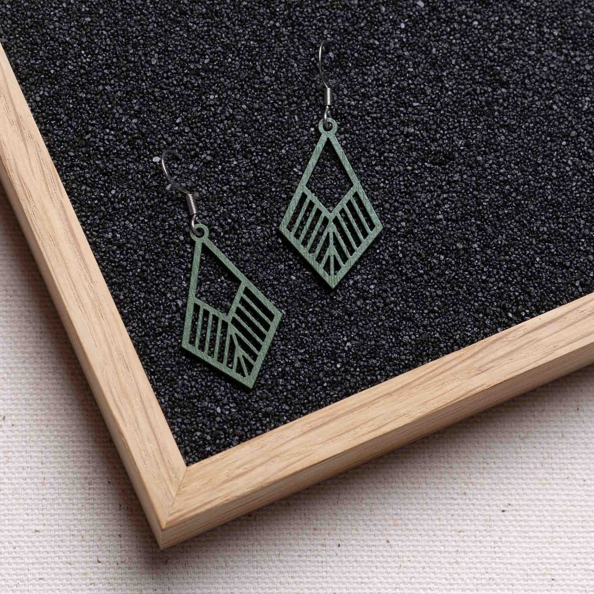 Ohrringe / Ohrhänger aus Holz | Tribe