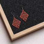 Ohrringe / Ohrhänger aus Holz | Tribal Echo