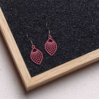 Ohrringe / Ohrhänger aus Holz | Leaf