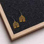 Ohrringe / Ohrhänger aus Holz | Rainbow