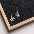 Ohrringe / Ohrhänger aus Holz | Flower mini