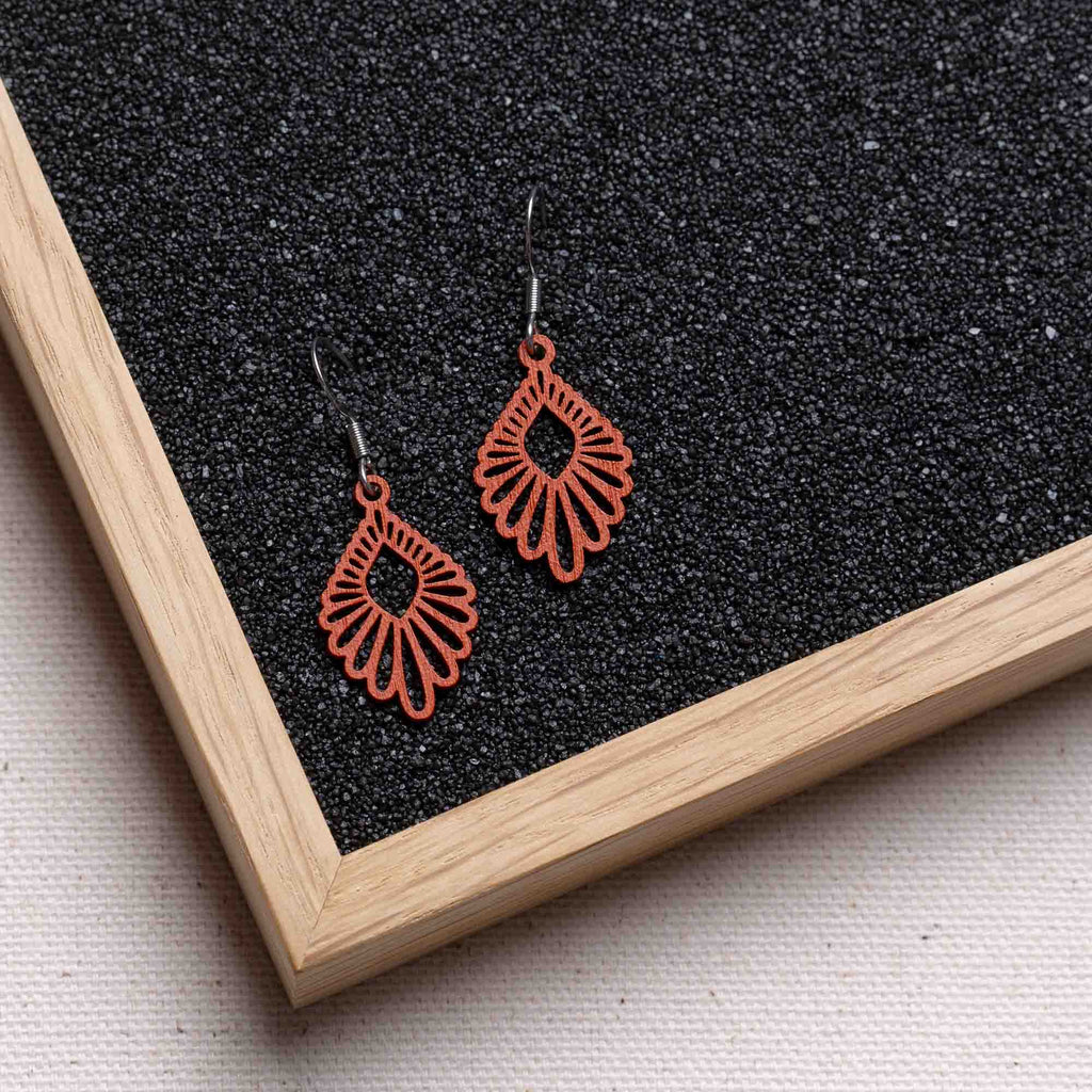 Ohrringe / Ohrhänger aus Holz | Mindful mini