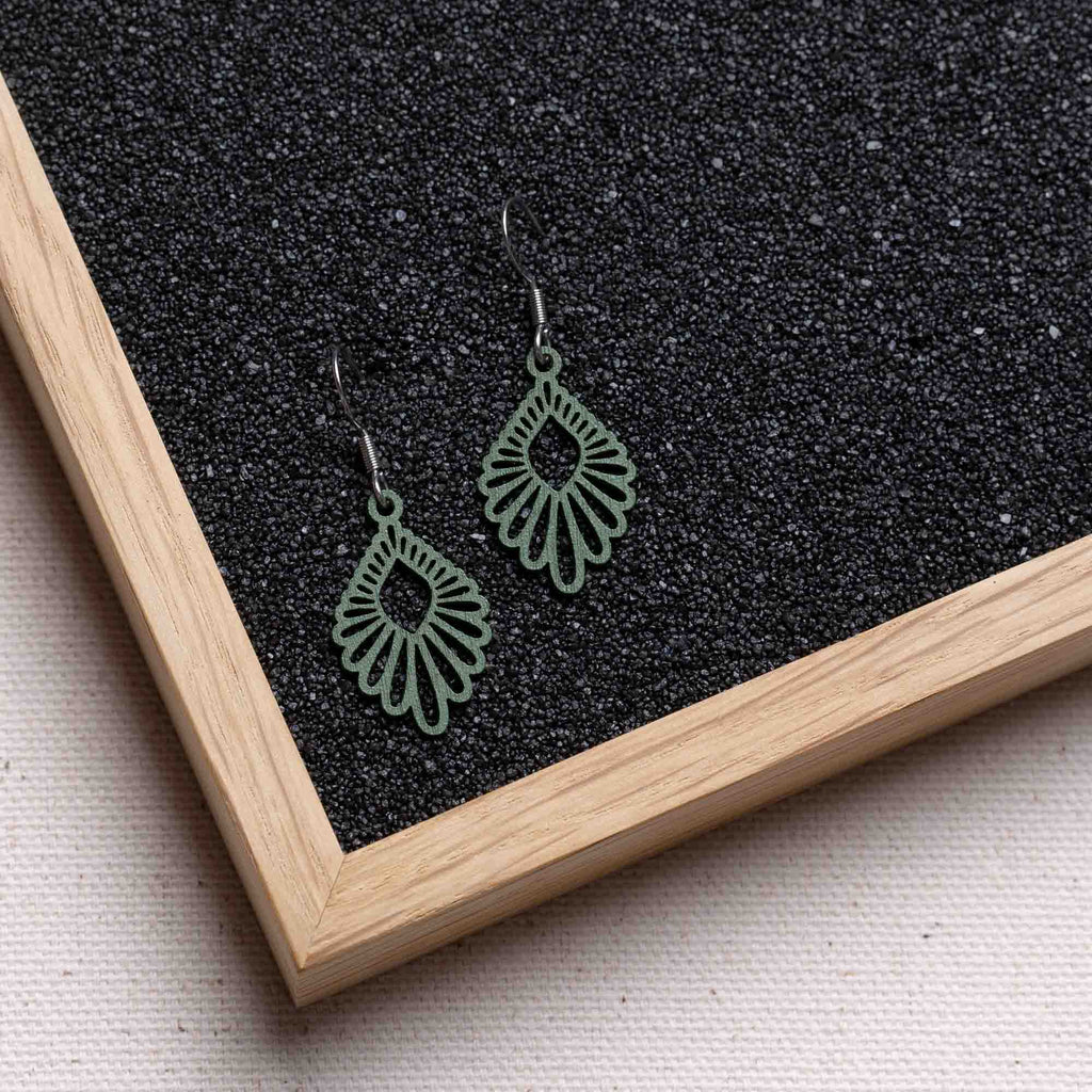 Ohrringe / Ohrhänger aus Holz | Mindful mini