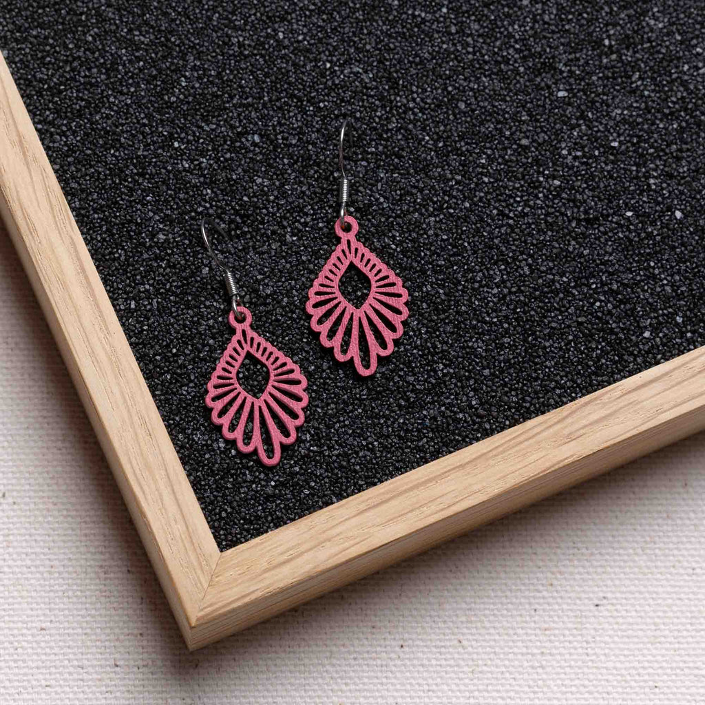 Ohrringe / Ohrhänger aus Holz | Mindful mini