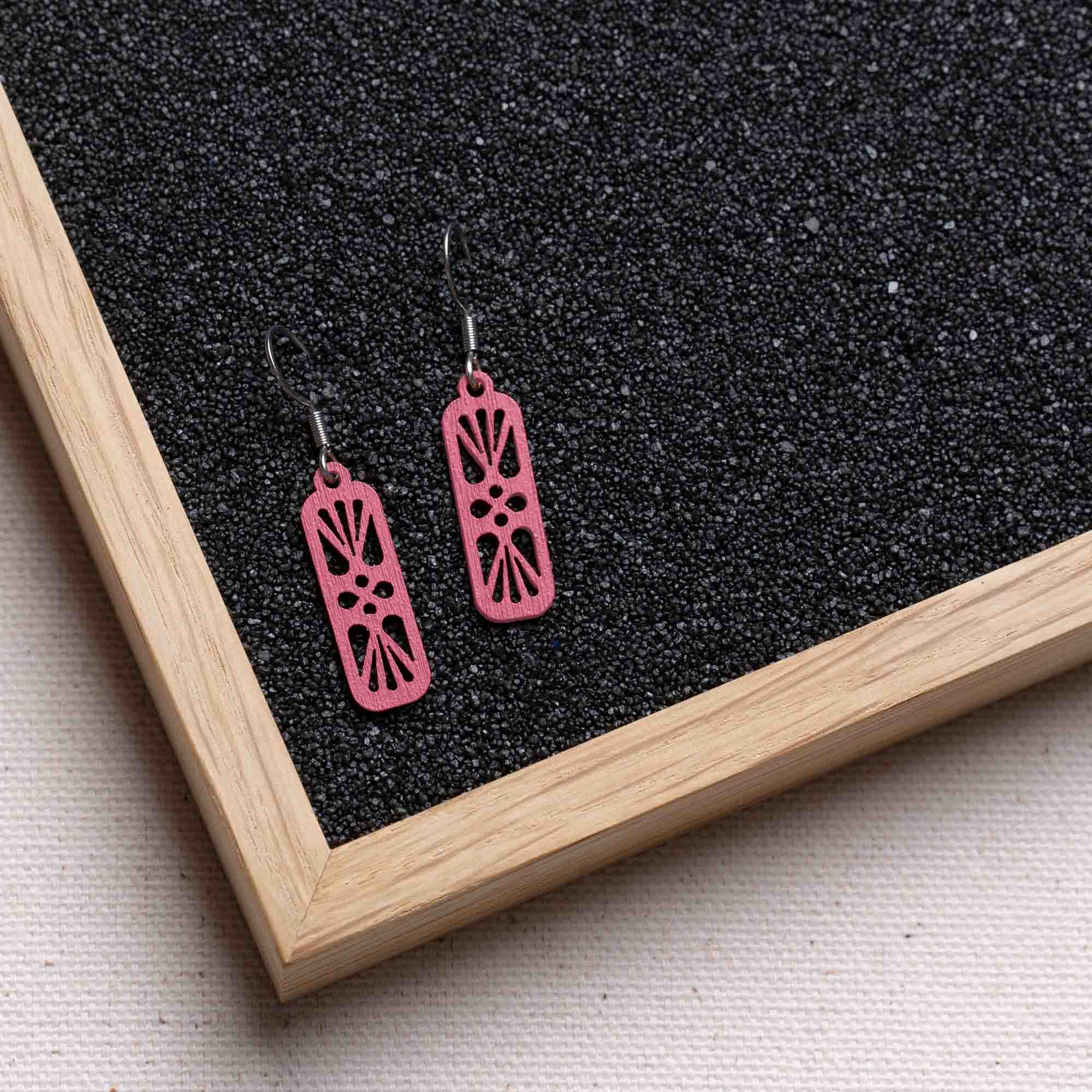 Ohrringe / Ohrhänger aus Holz | Harmony