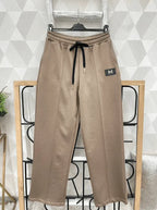 Damen Fleece-Hose mit Taschen – Warme weiche bequeme Hose für Freizeit & Outdoor