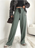 Damen Fleece-Hose mit Taschen – Warme weiche bequeme Hose für Freizeit & Outdoor