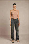 Toxik3 - Straight Jeans im Used-Look – High Waist & bequemer Stretch - Trendy Fashion
