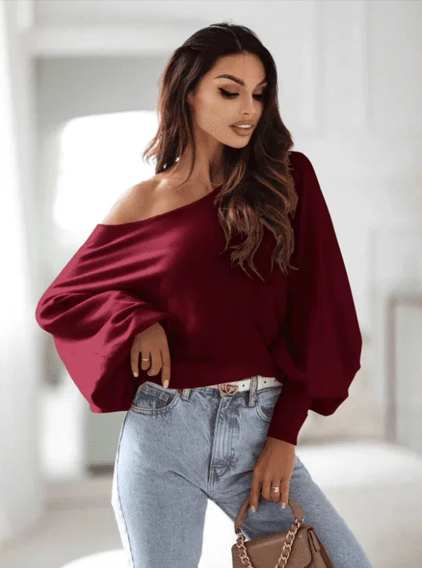 Damen Longpullover Lockere Passform – Langer warmer bequemer Pulli für entspannte Tage