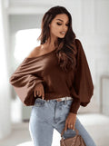 Damen Longpullover Lockere Passform – Langer warmer bequemer Pulli für entspannte Tage
