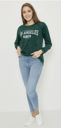 Kuscheliger Sweaty Damen Frontansicht – weiche Qualität & bequeme Passform