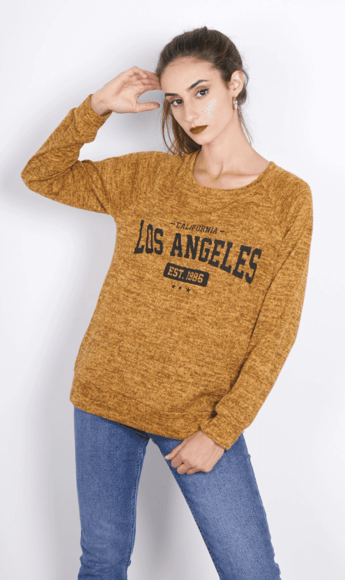 Kuscheliger Sweaty Detail – weiches Fleece-Material & lockerer Schnitt