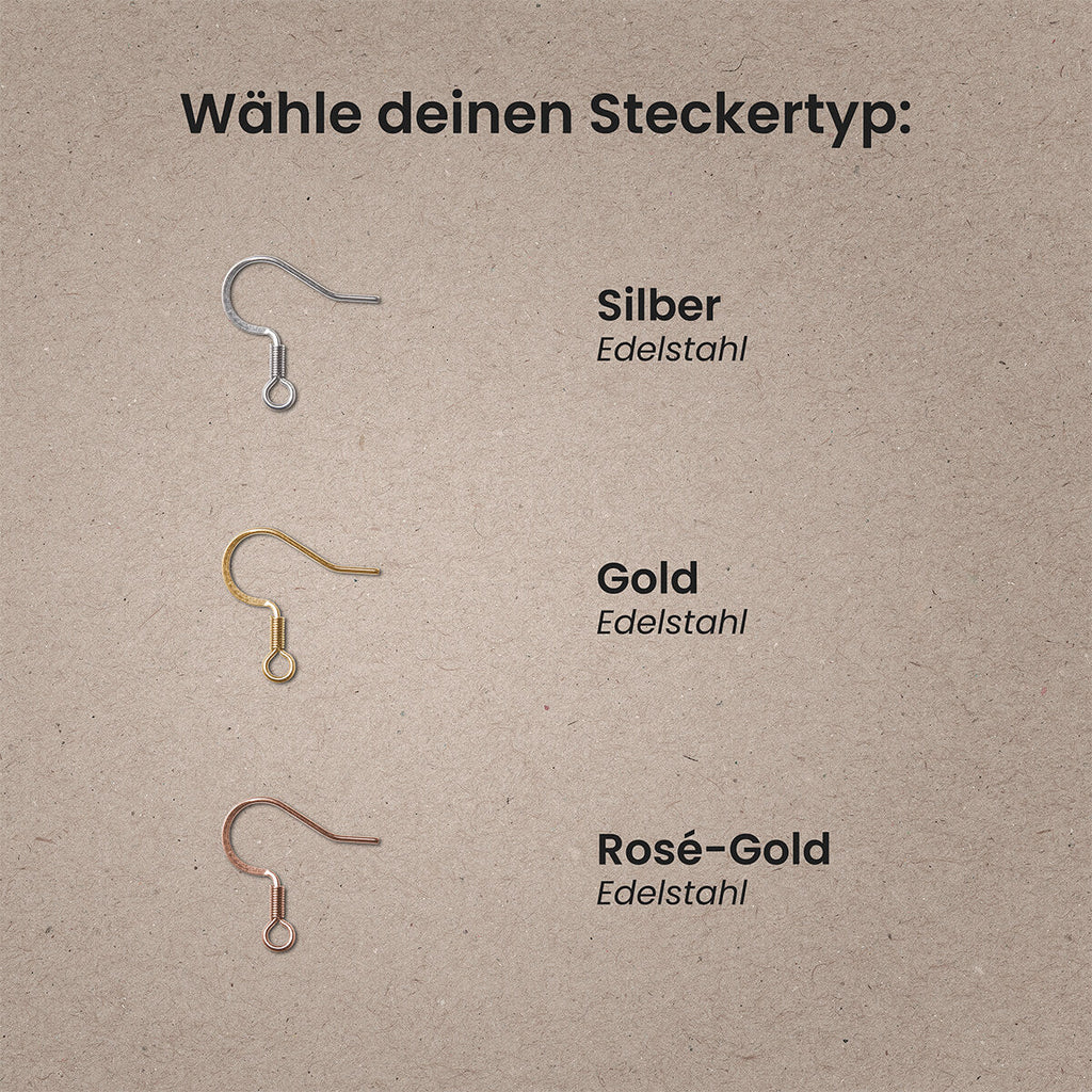 Ohrringe / Ohrhänger aus Holz | Harmony