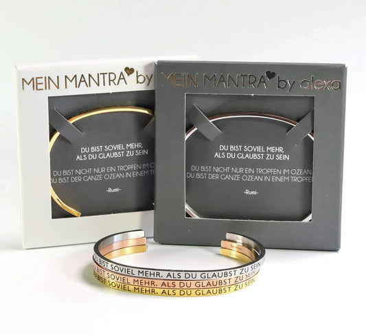 MANTRAARMREIF - DU BIST SOVIEL MEHR, ALS DU GLAUBST ZU SEIN - Trendy Fashion