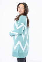 Neck-Pulloverkleid Detail – feine Strickqualität & eleganter Kragen