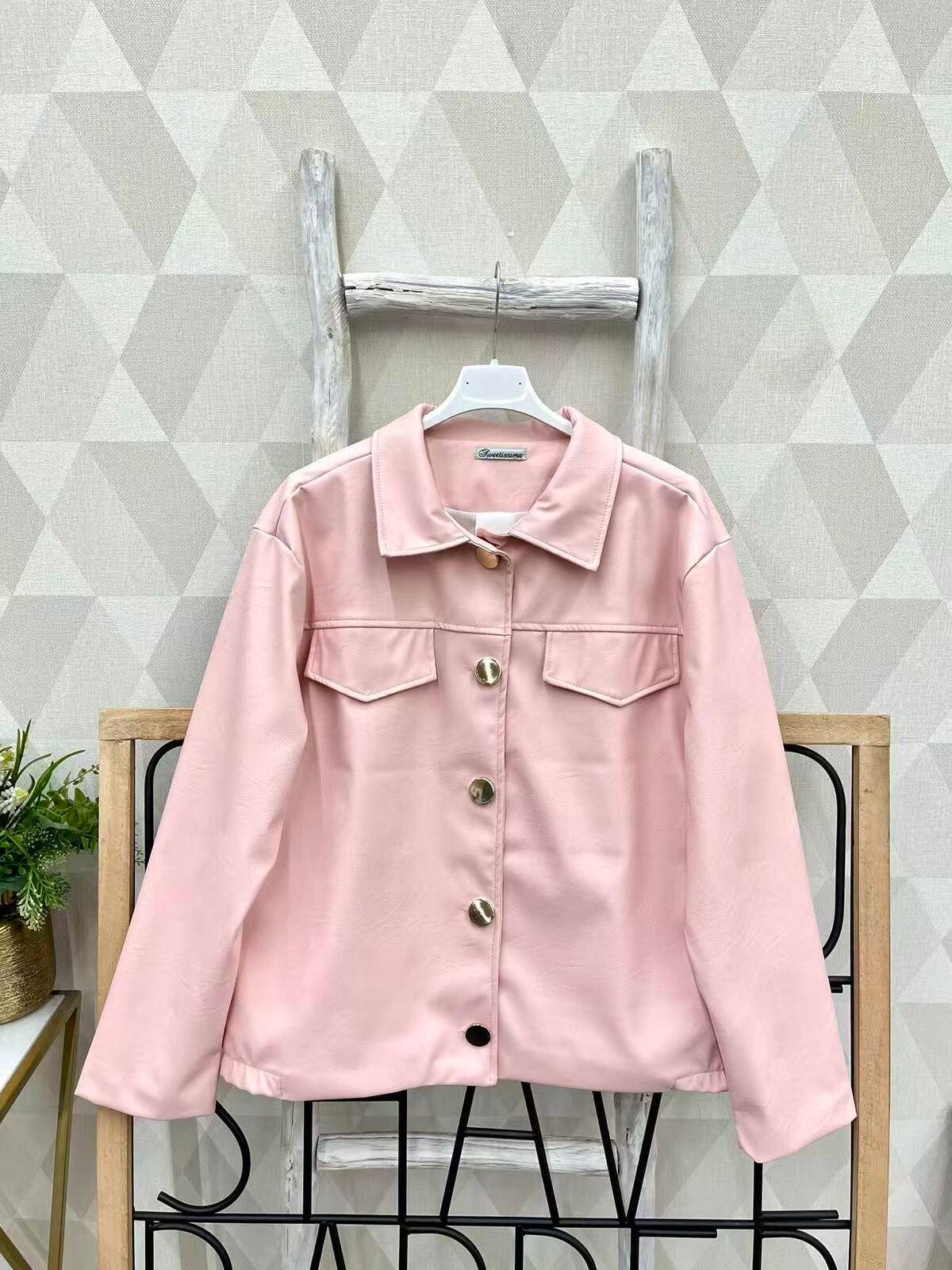 Klassische Damenlederjacke